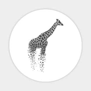 giraffe body illustration Magnet